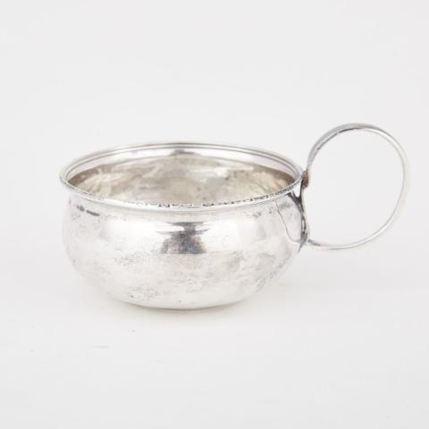 Appraisal: Colonial Silver Small Cup c inset with a George I