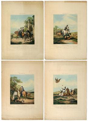 Appraisal: Four aquatints after Turner Hawking The Departure The Rendezvous The