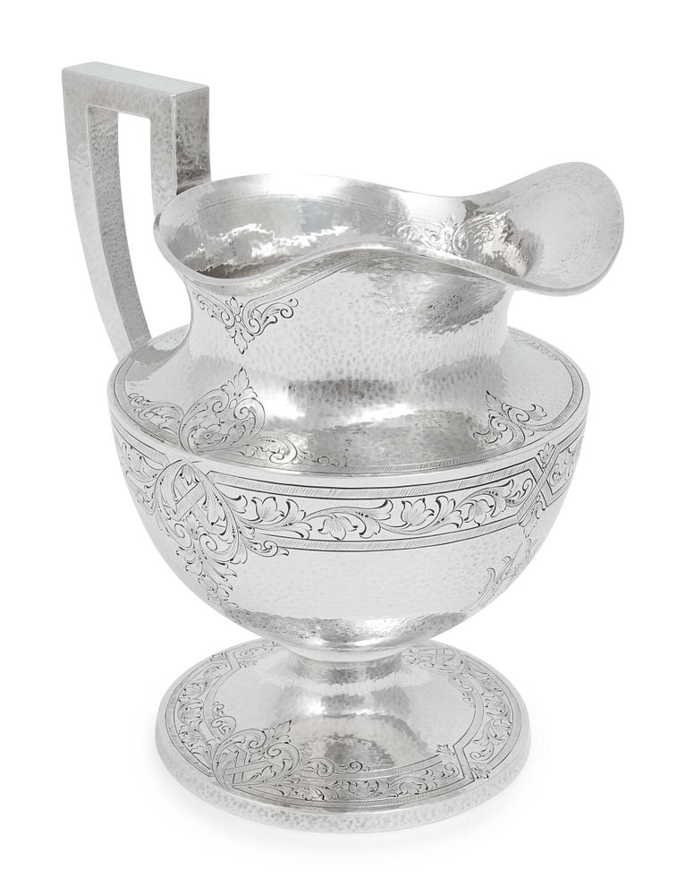 Appraisal: An American Silver Water Pitcher An American Silver Water Pitcher