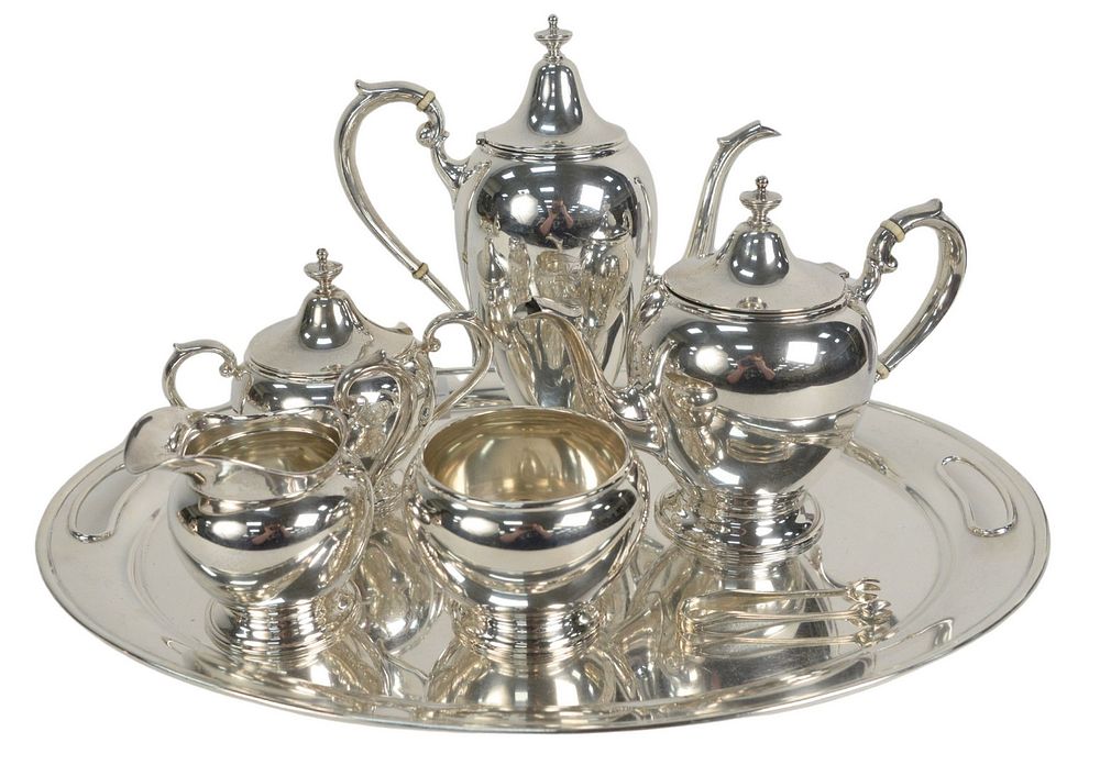 Appraisal: Six Piece Sterling Silver Gorham Tea and Coffee Set in