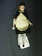 Appraisal: BISQUE SERVANT DOLL This doll appears to be a maid