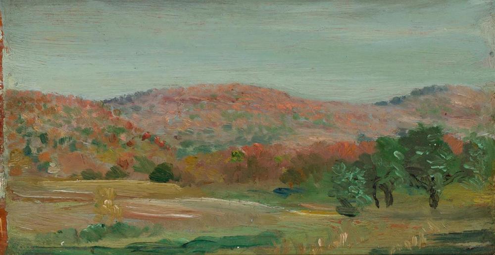 Appraisal: ARTHUR BOWEN DAVIES American - Rockland Lake oil on panel