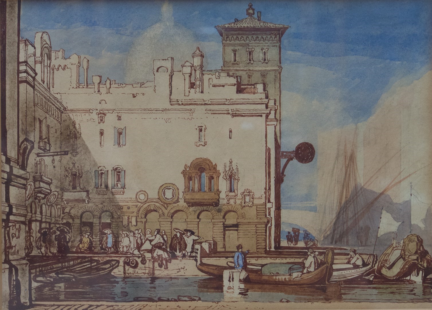 Appraisal: John Sell Cotman - A continental town believed to be