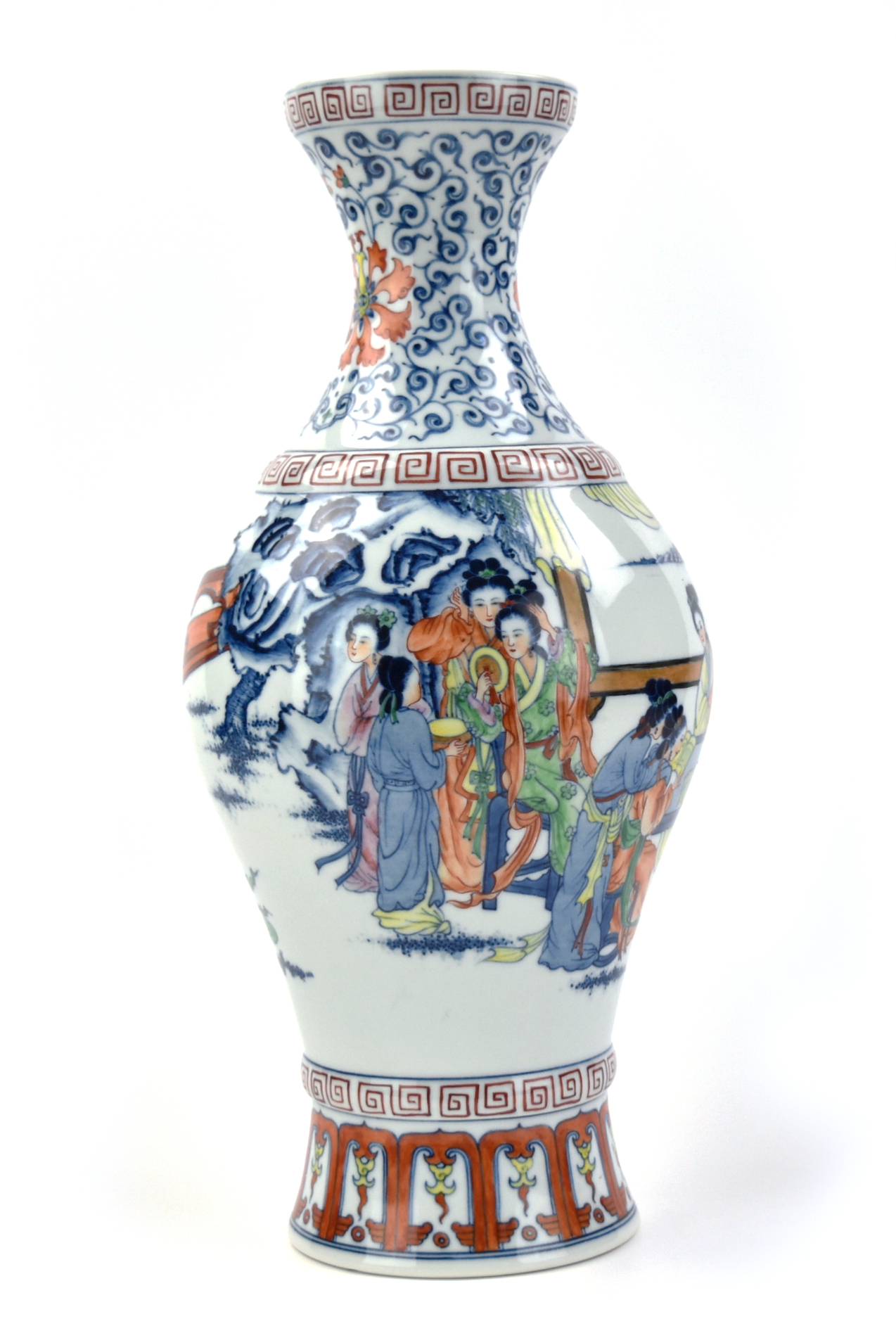 Appraisal: Chinese Qianlong mark pear-shaped body rising from a high splayed