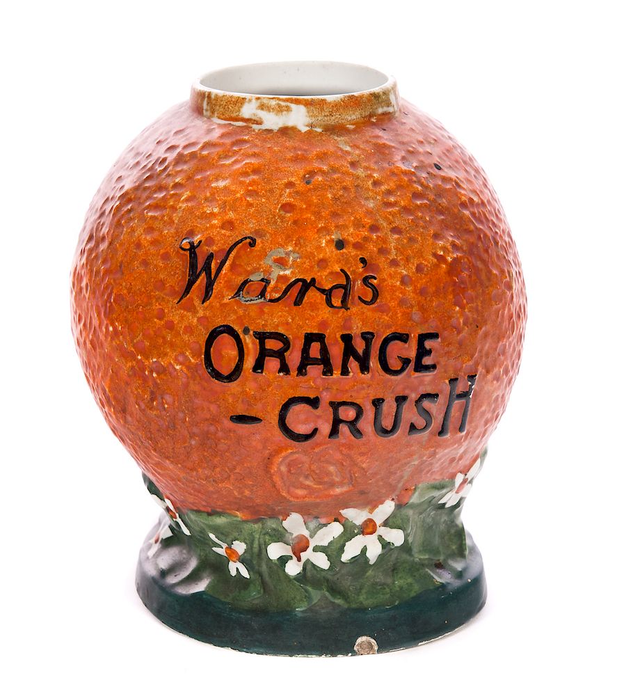 Appraisal: Wards Orange Crush Syrup Dispenser Measures tall wide Item has