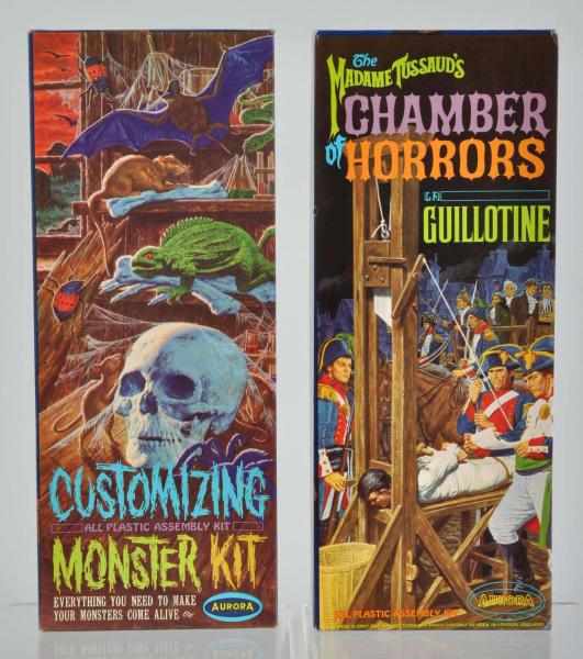 Appraisal: Lot of Aurora Monster Guillotine Model Kits Description American Circa