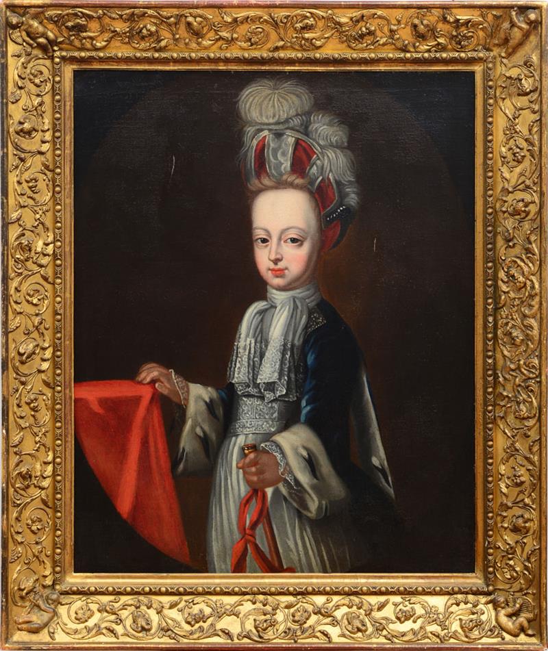 Appraisal: FOLLOWER OF CHARLES BEAUBRUN - PORTRAIT OF A YOUNG BOY