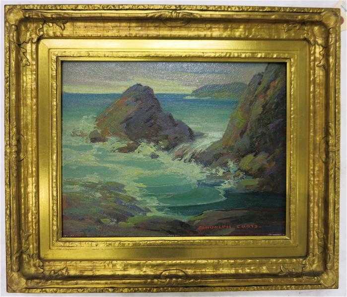 Appraisal: RANDOLPH COATS OIL ON BOARD American - of a seascape