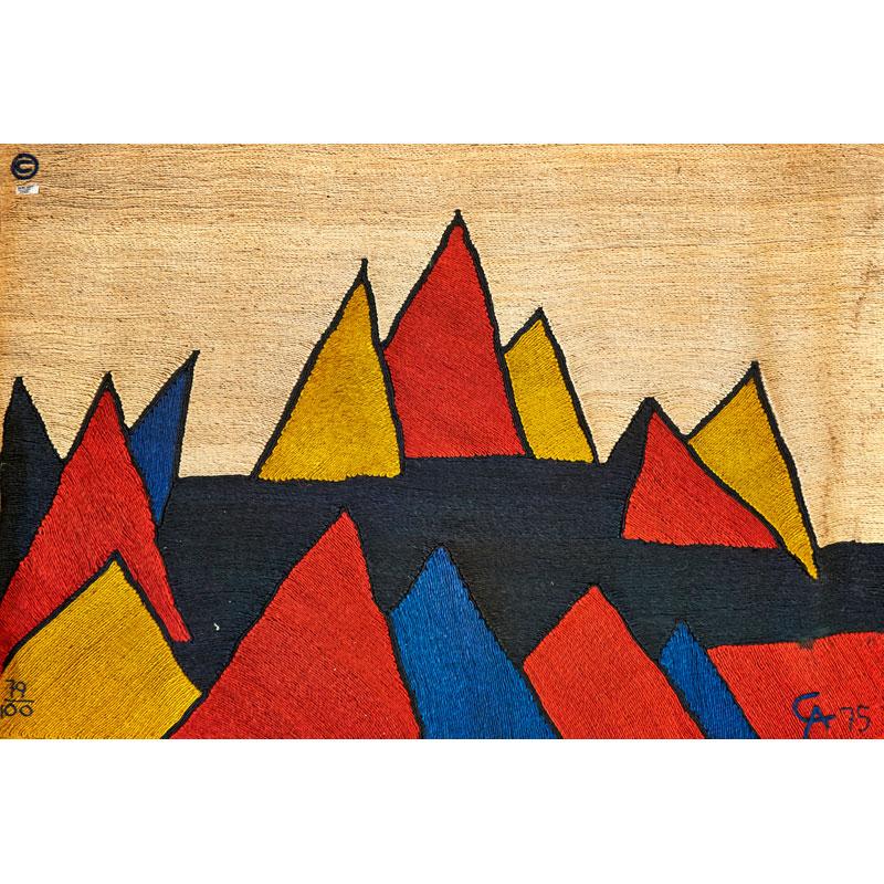 Appraisal: AFTER ALEXANDER CALDER Mountain Peaks Condition Report Very good overall