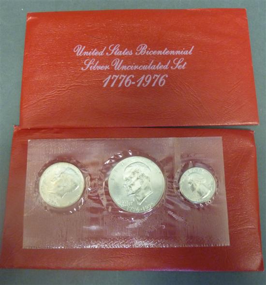 Appraisal: Lot of silver Bi-centennial coin sets