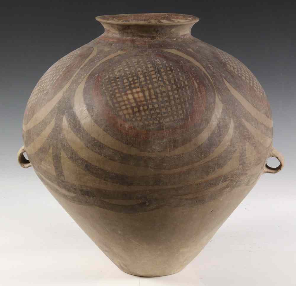 Appraisal: CHINESE POTTERY JAR- Machang Phase c - BC Majiayao period