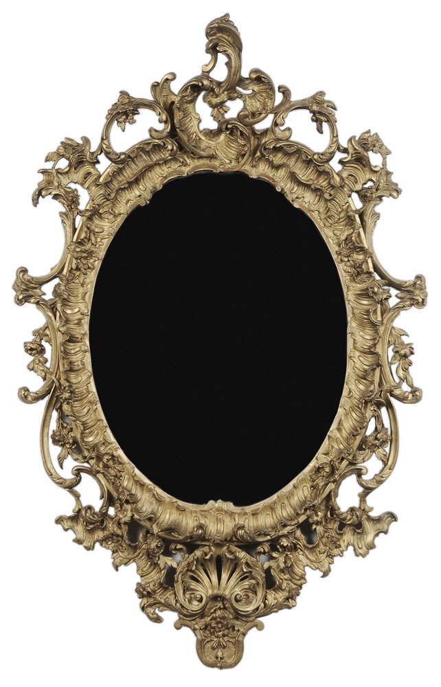 Appraisal: Rococo Revival Mirror probably Italian th century molded composition ornament