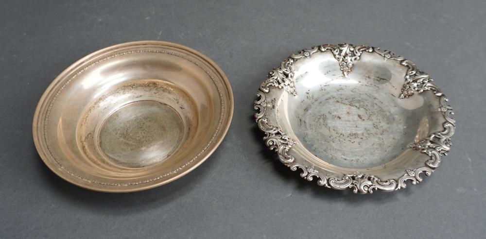 Appraisal: Two American Sterling Silver Dishes oz