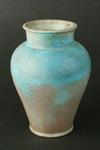 Appraisal: VASE - Art pottery amphora form vase in a blue