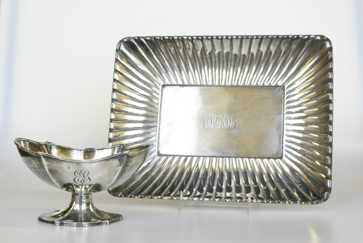 Appraisal: Two Sterling Silver Bowls the first an attractive Reed and