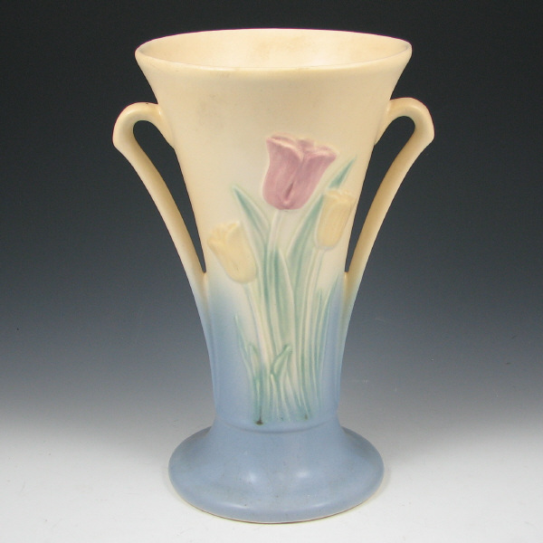 Appraisal: Hull Tulip - - Vase - Mint Tulip handled vase