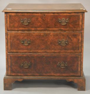 Appraisal: Baker inlaid three drawer chest ht wd dp Baker inlaid