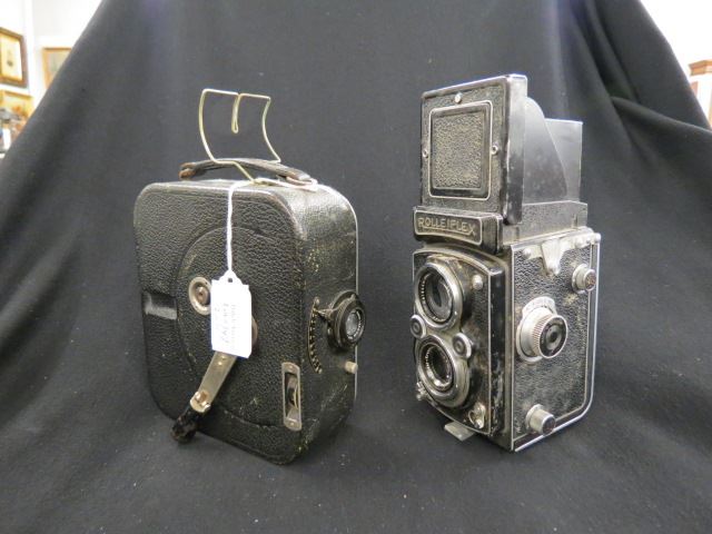 Appraisal: Early Movie Cameras Rolleiflex Kinamo with Zeiss lens