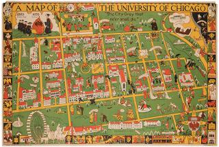 Appraisal: Chicago Map of the University of Chicago Alumnae Club Chicago