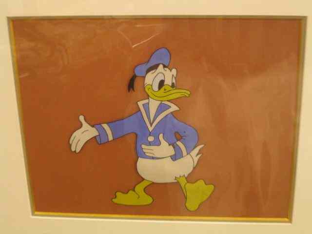 Appraisal: Disney Animation Cel Donald Duck image '' x '' full