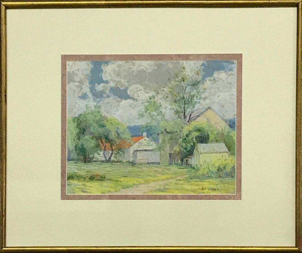 Appraisal: Albert Van Nesse Greene Pastel Albert Van Nesse Greene -