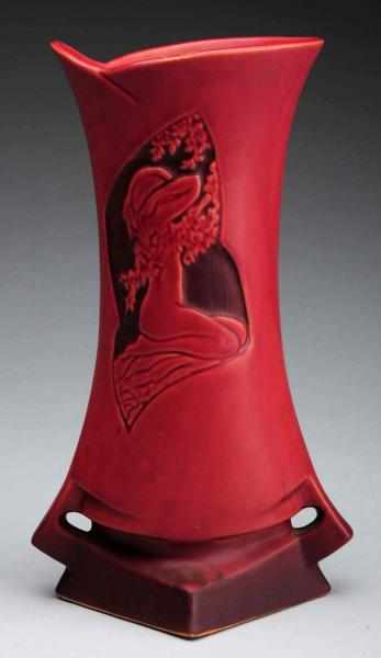 Appraisal: Roseville Silhouette Nude Vase Fully marked Condition Excellent Size -