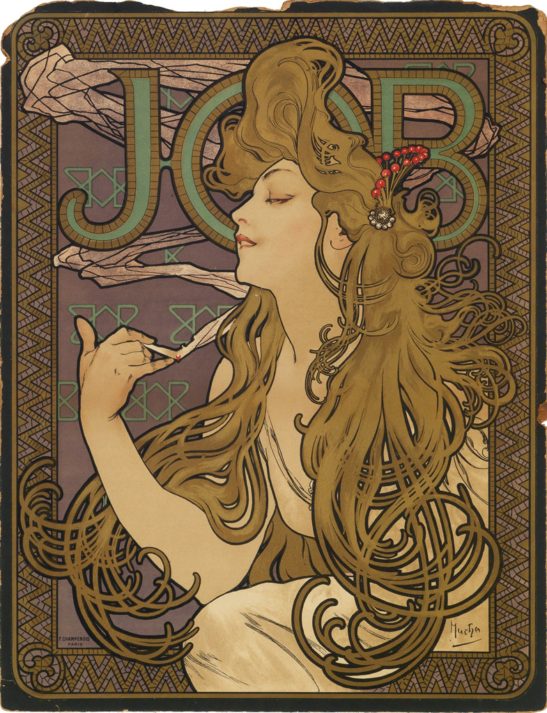 Appraisal: ALPHONSE MUCHA - JOB x inches x cm Condition A-