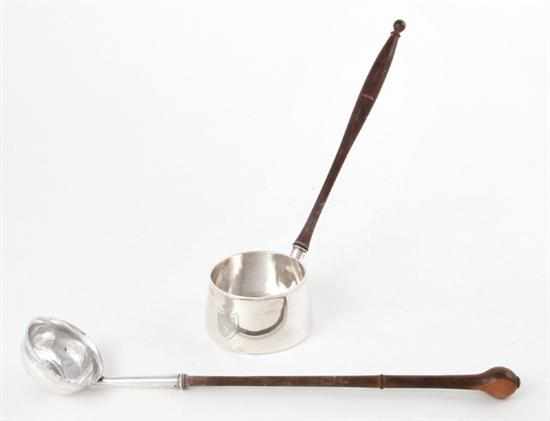 Appraisal: American coin silver toddy ladle by Simeon A Bayley and