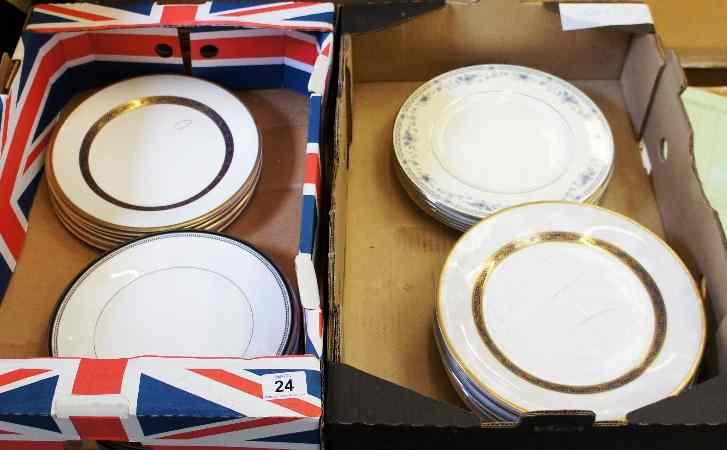 Appraisal: Large collection of Dinner Plates to include Royal Doulton Harlow