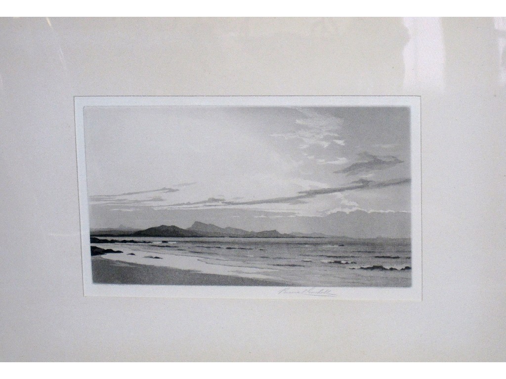 Appraisal: GEORGE PERCIVAL GASKELL RBA RE Aquatint 'On the West coast