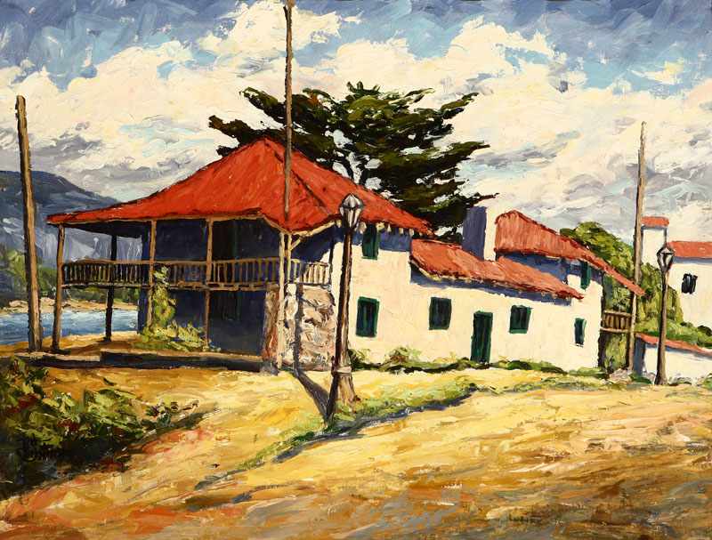 Appraisal: Ted Christensen - Sonoma CA Customs House sic Monterey