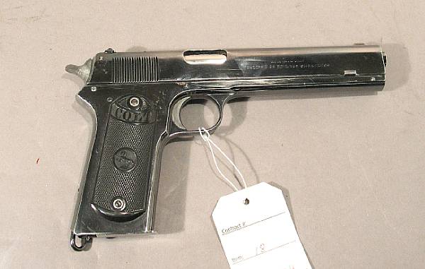 Appraisal: A Colt Model Sporting semi-automatic pistol Serial no caliber Standard