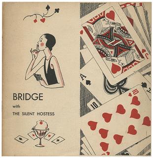 Appraisal: Lot of Vintage Cards and Gaming Books Including Bridge with