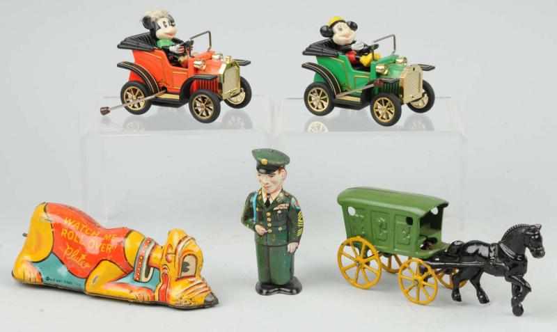 Appraisal: Lot of Miscellaneous Toys Description Includes one Chein Military Man