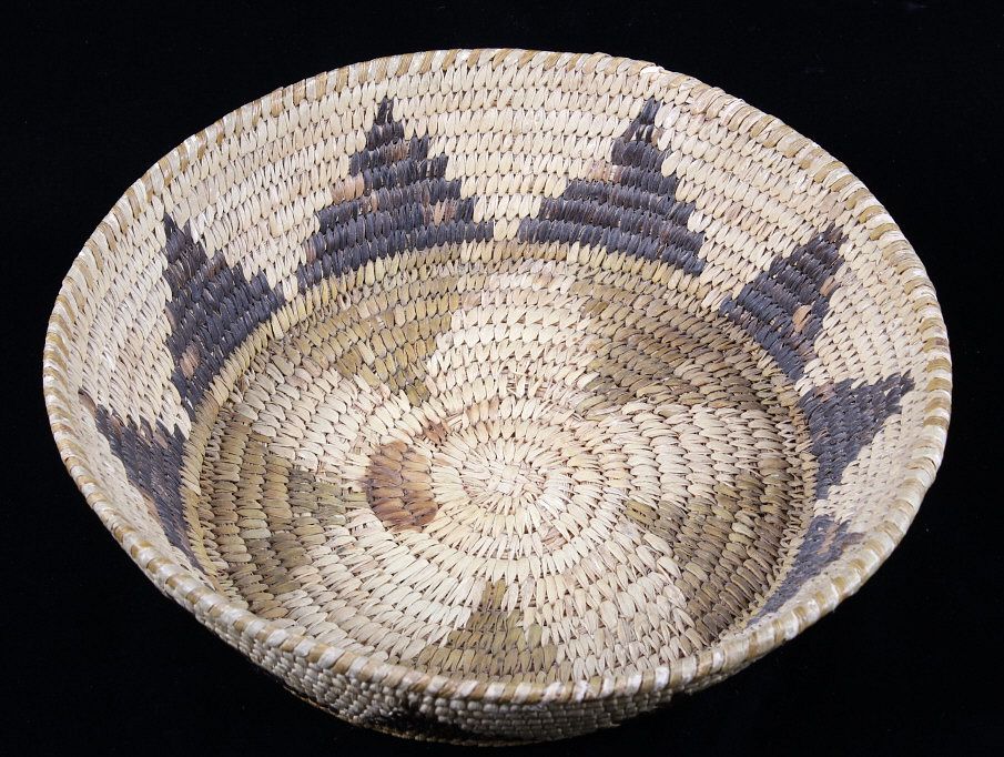 Appraisal: Papago Native American Hand Woven Coil Basket Included in this