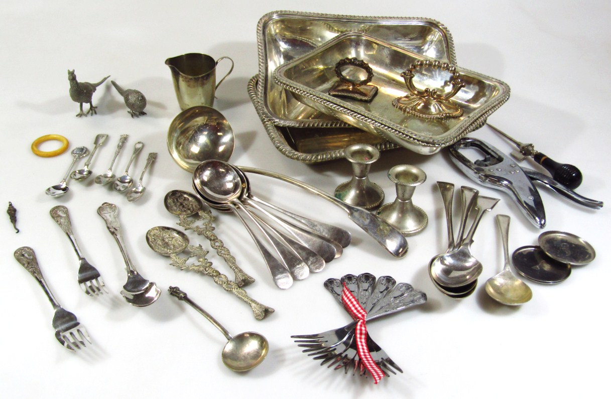 Appraisal: Various silver plate to include a pair of entree dishes