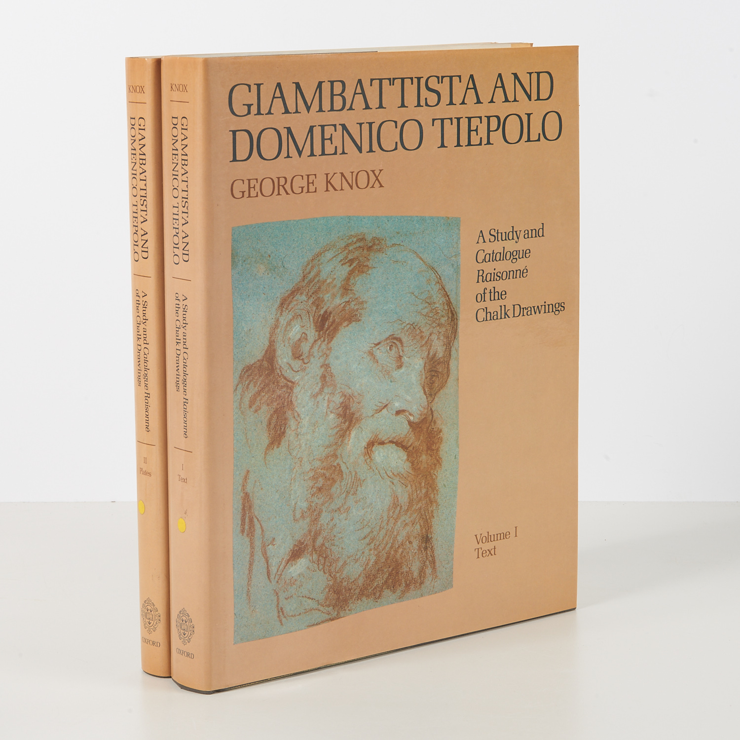 Appraisal: VOLS TIEPOLO CHALK DRAWINGS CATALOGUE RAISONNE George Knox Giambattista and