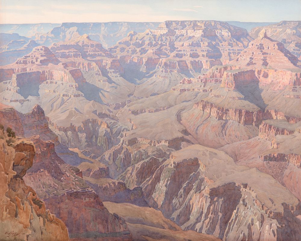 Appraisal: Gunnar Widforss - Grand Canyon - Yavapai Point Gunnar Widforss