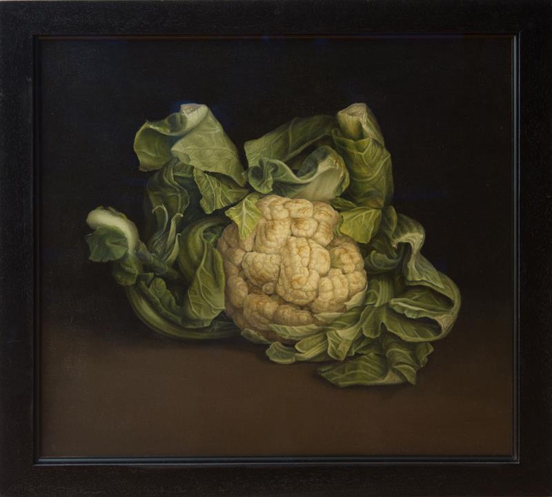 Appraisal: DERRICK GUILD B CAULIFLOWER Oil on canvas unsigned x in