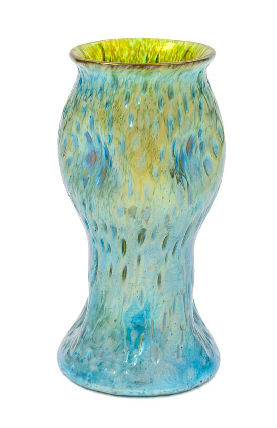 Appraisal: Sale Lot A Loetz Glass Vase of irregular tapering form