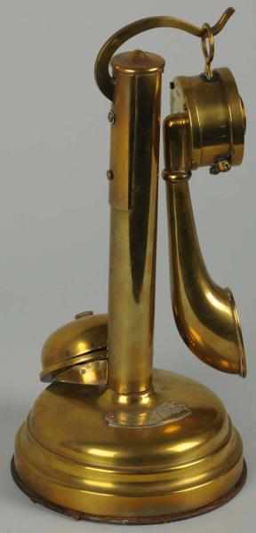 Appraisal: French Thomson-Houston Stick Telephone Circa brass Thomson-Houston tag on base