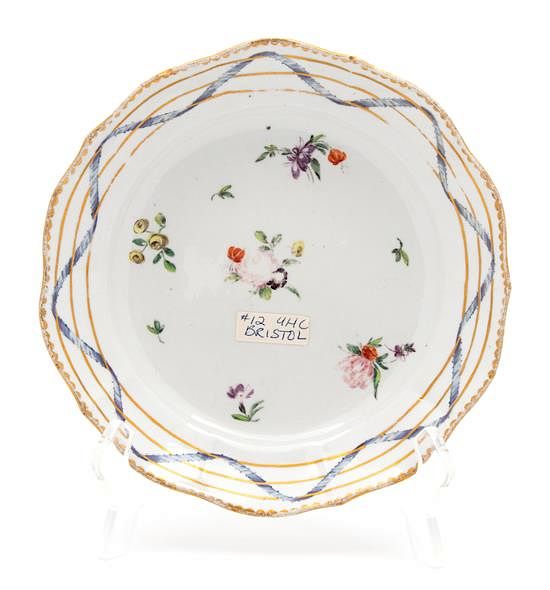 Appraisal: A Bristol Porcelain Plate Diameter inches A Bristol Porcelain Plate