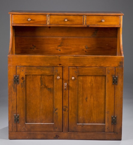 Appraisal: Stephen Von Hohen Bucks County Cupboard th Century Three top