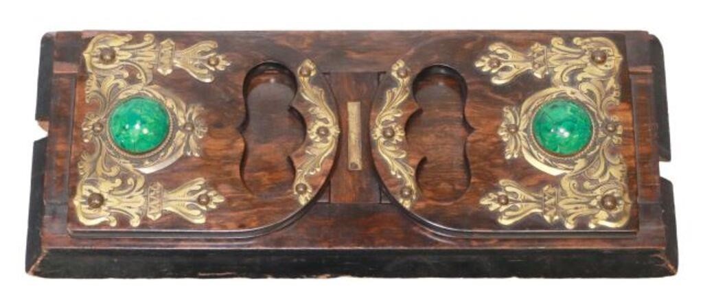 Appraisal: English Victorian adjustable book rack Edwin Bradford Strand Torquay th