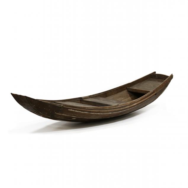 Appraisal: AN ANTIQUE CHINESE RIVER BOAT th or early th century