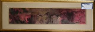 Appraisal: Romeo Tabuena Mexico - Abstract watercolor on paper x signed