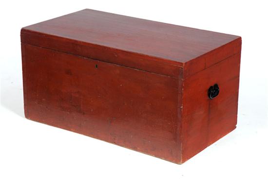 Appraisal: SHAKER BOX Enfield Connecticut ca poplar Dovetailed case with original