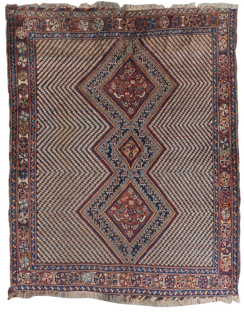 Appraisal: Afshar Rug South Persia ca ft x ft in Condition