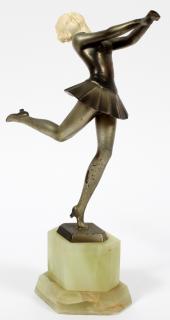 Appraisal: JOSEF LORENZ BRONZE FIGURE S JOSEF LORENZ AUSTRIAN - BRONZE