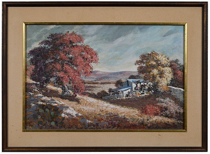 Appraisal: Frank Dill American - Central Texas signed lower left Dill